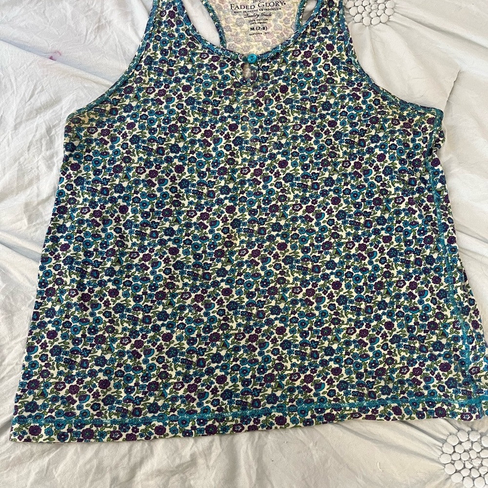 Floral Tank Top - Multicolor